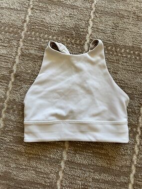 lululemon athletica High-Neck White Sports Bra